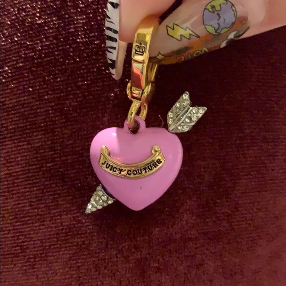 Juicy Couture Pink Heart Charm